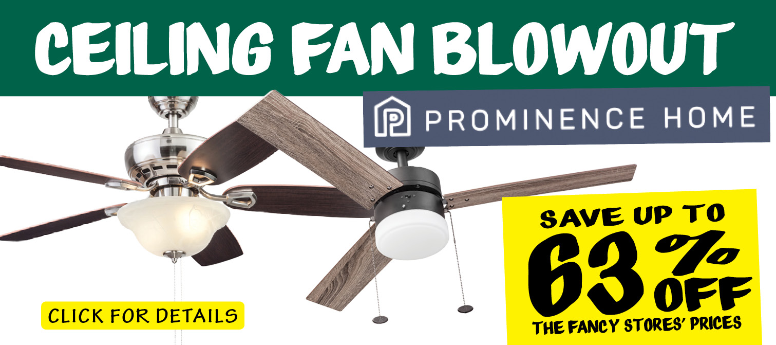 Prominence Home Ceiling Fan Buyout