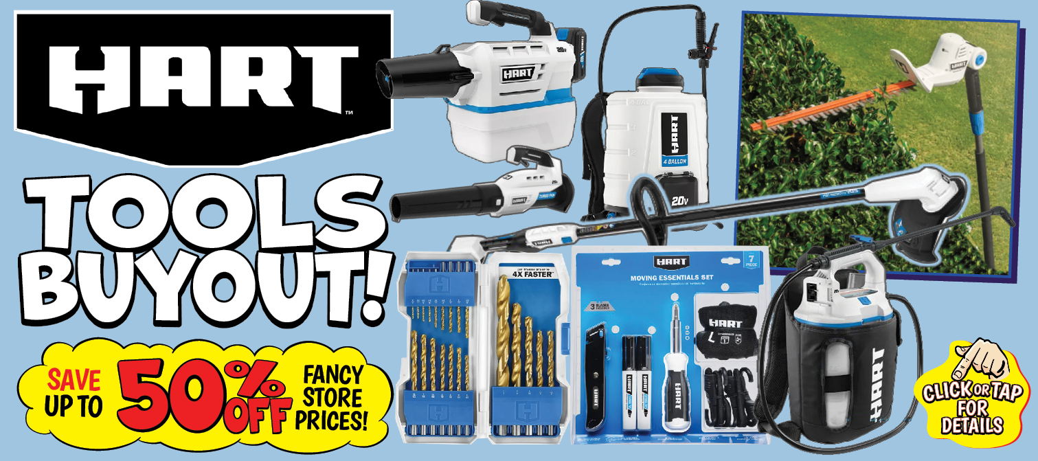 $21 Million Hart Tool Buyout in stores now!