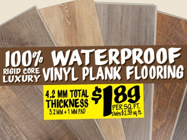 Waterproof Vinyl Tile Flooring Ollie S Bargain Outlet